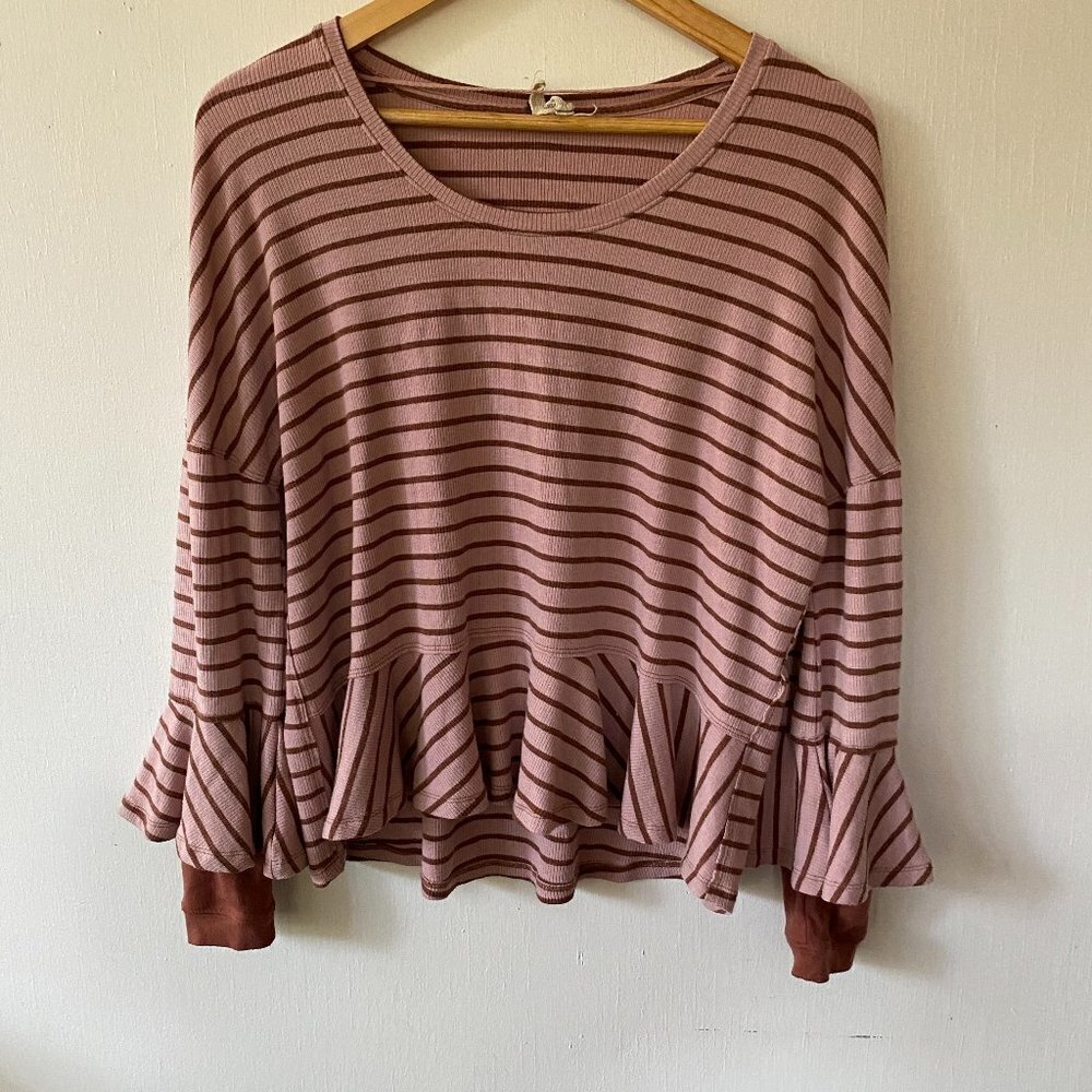 Free People Long Sleeve Blouse Womens XS Purple Witchy Fairy We the Free